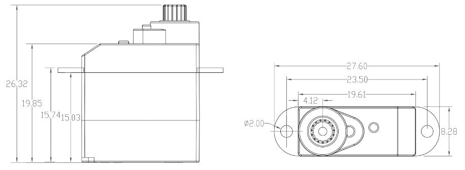 AWD503MG Servo