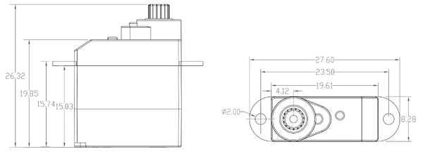 AWD503MG Servo