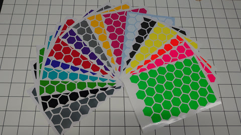 Honeycomb Decals 30mm