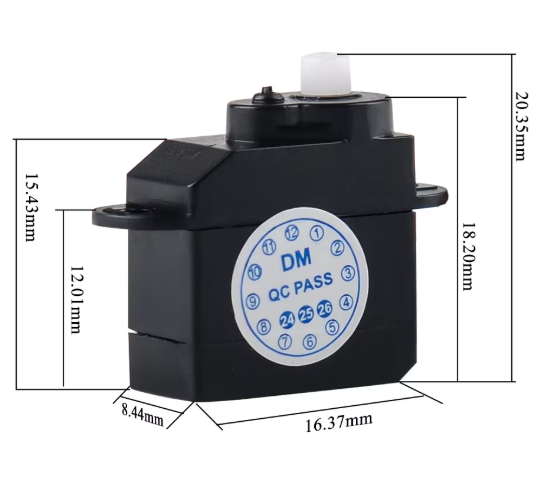 2.1g Ultra Micro Servo DM-S0020
