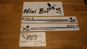 Mini Bee Decal Set